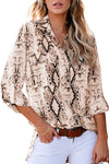 Classic Leopard Print Shirt with Pockets