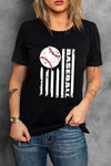 Summer Vibes Print Loose T Shirt
