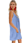 Buttoned Slip Dress