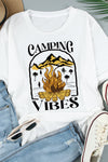 Leopard Sunflower Cactus Print Short Sleeve T Shirt