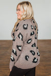 Crew Neck Knitted Plus Size Sweater