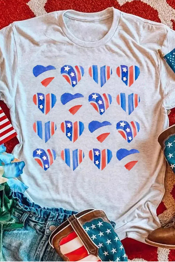 Summer Vibes Print Loose T Shirt