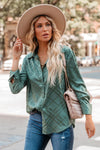 Shiny Satin Buttons Shirt