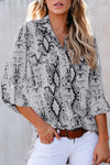 Classic Leopard Print Shirt with Pockets