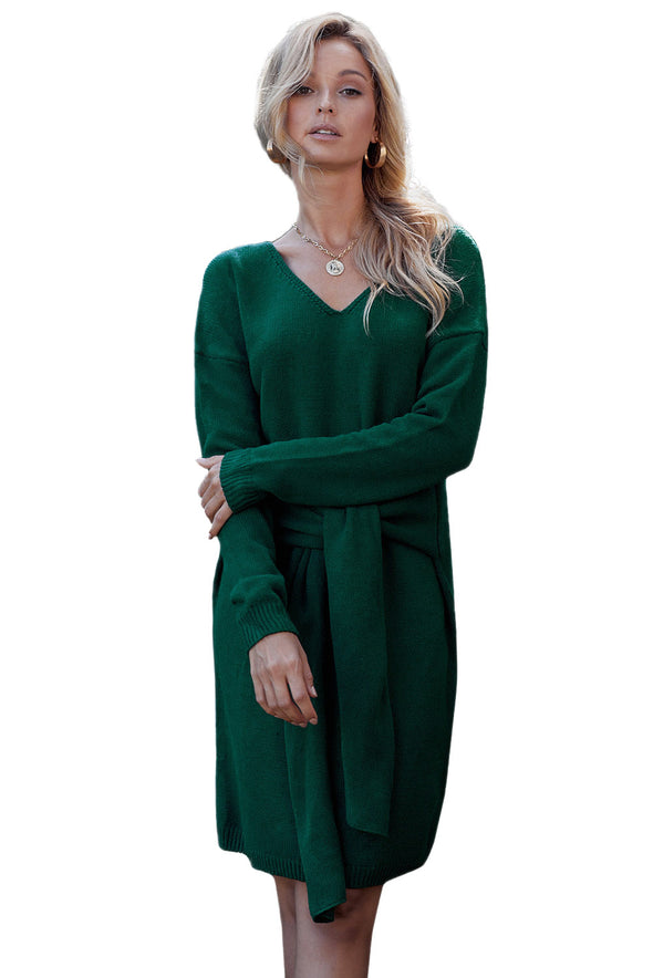 Don?¡¥t Let Me Go Tie Sweater Dress