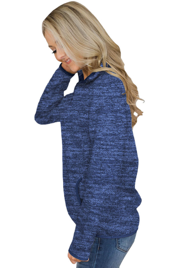 Quarter Zip Pullover Sweatshirt