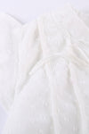 Swiss Dot Tiered Babydoll Mini Dress