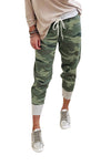 Camo Print Knit Sport Pants