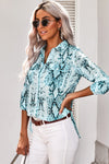 Classic Leopard Print Shirt with Pockets