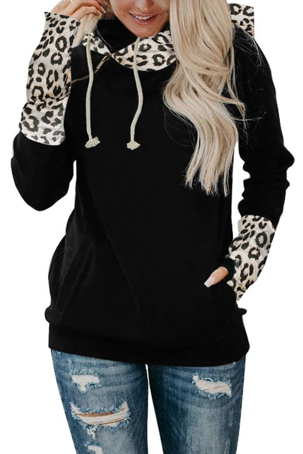 Double Hoods Thumb Hole Hoodie