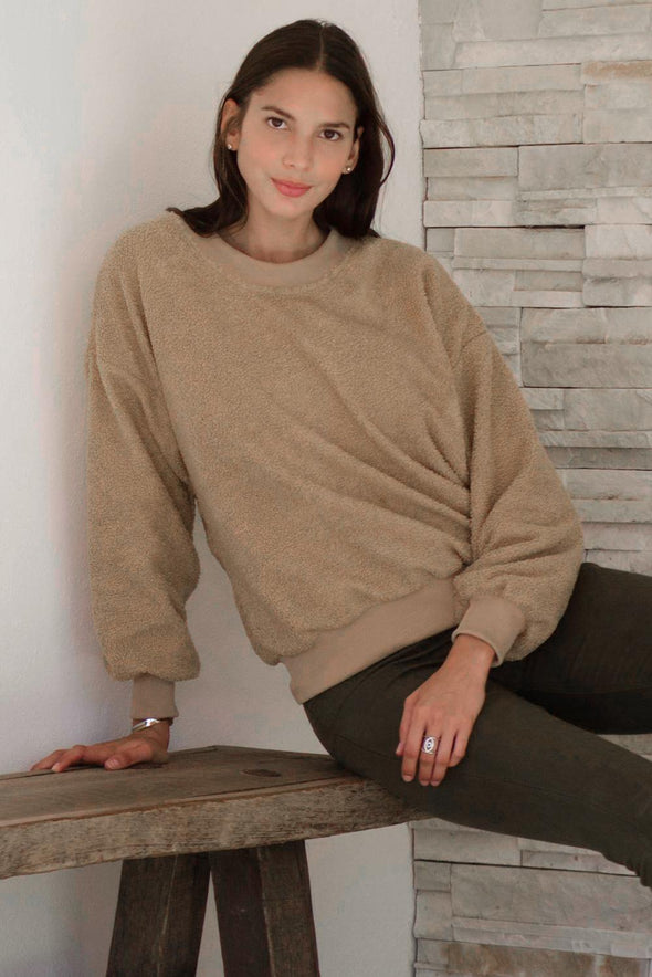 Terry Thread Cashmere Sweatshirt