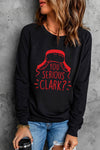 French Terry Cotton Blend Pullover Sweatshirt