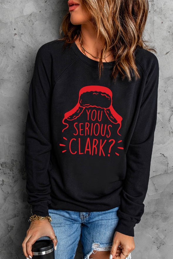 French Terry Cotton Blend Pullover Sweatshirt