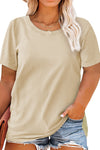Plus Size Crew Neck T Shirt