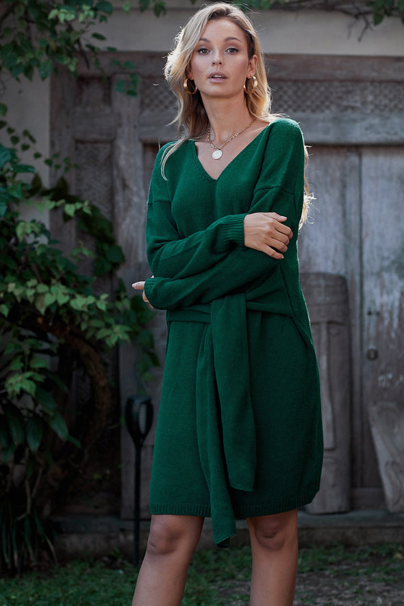 Don?¡¥t Let Me Go Tie Sweater Dress