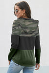 Color Block Drawstring Hoodie