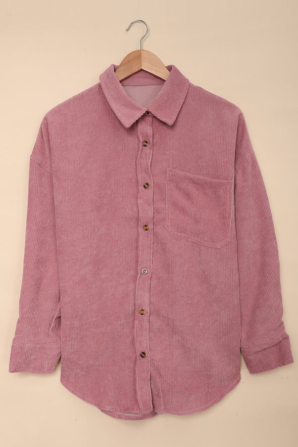 Corduroy Button Pocket Shirt