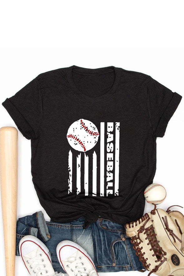 Summer Vibes Print Loose T Shirt