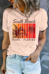 Summer Vibes Print Loose T Shirt