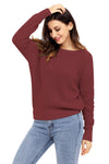 Cross Back Hollow-out Sweater