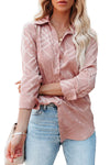 Shiny Satin Buttons Shirt