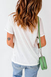 Leopard Sunflower Cactus Print Short Sleeve T Shirt