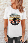Summer Vibes Print Loose T Shirt
