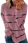 Tie-dye Stripes White Sweatshirt