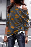 Pumpkin Print Sweatshirt