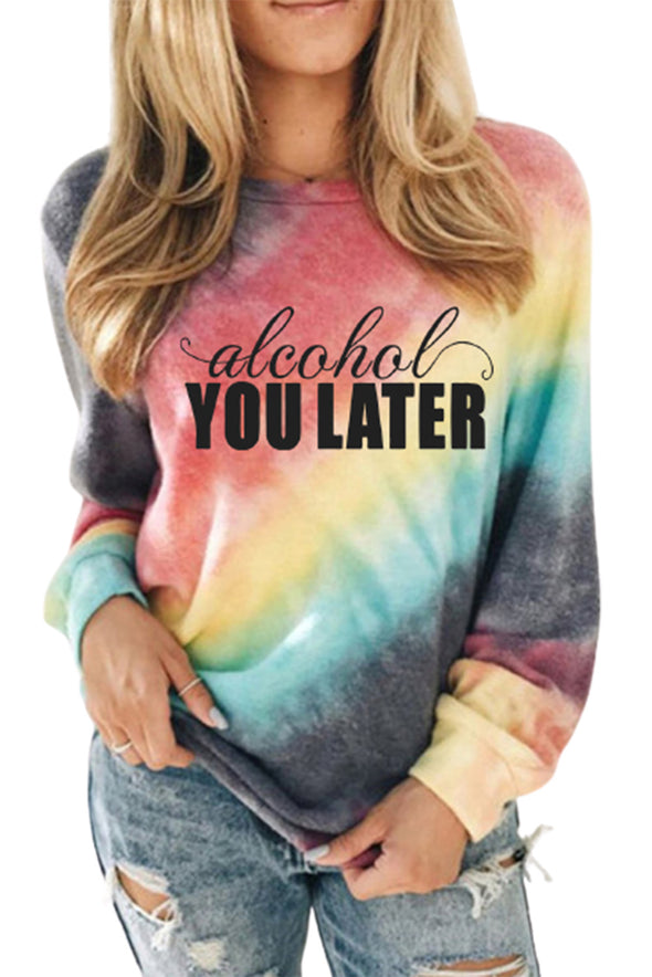 Ombre Orange Tie-dye Sweatshirt