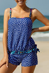 Mixed Print Tankini Swimwear