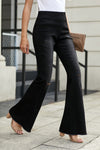 Distressed Bell Bottom Denim Pants