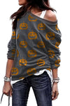 Pumpkin Print Sweatshirt