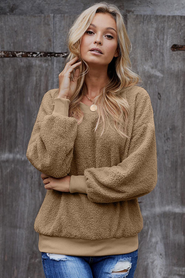 Terry Thread Cashmere Sweatshirt