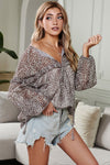Saint Helena Printed Ruffle Blouse