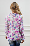 Cakewalk Floral Smocked Blouse