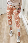 Camo Print Knit Sport Pants