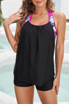 Print Insert Racerback Tankini Set