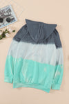 Gradient Long Sleeve Pullover Hoodie