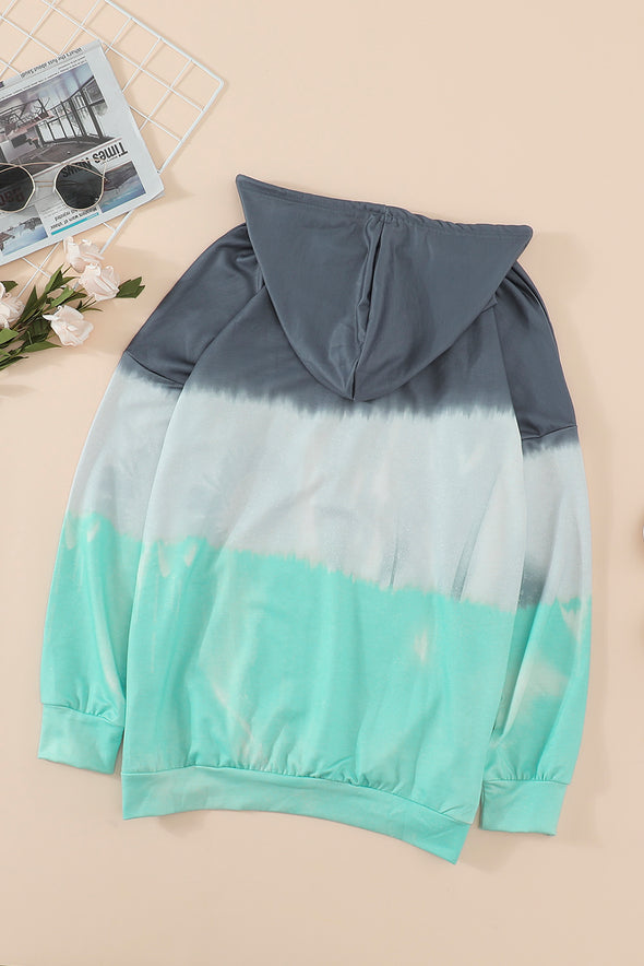 Gradient Long Sleeve Pullover Hoodie
