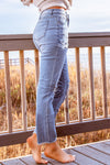 Ripped Slim Fit Washed Jeans