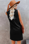 Chest Pocket Tank Mini Dress