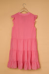 Swiss Dot Tiered Babydoll Mini Dress