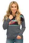 Aztec Cowl Pullover Hoodie